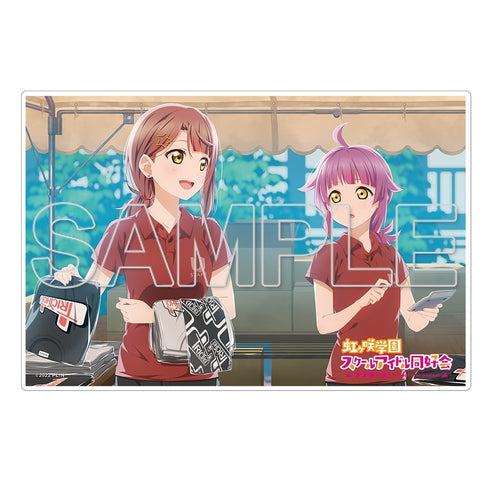 『ラブライブ!虹ヶ咲学園スクールアイドル同好会』ミニアクリルプレート 歩夢&璃奈
